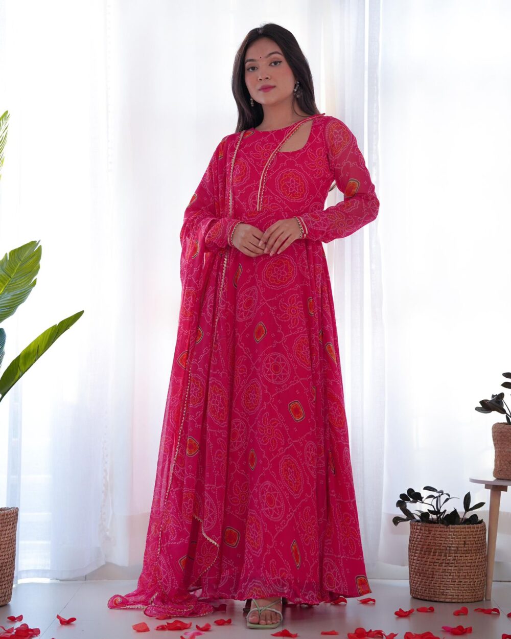 PINK ANARKALI -Stylistswear