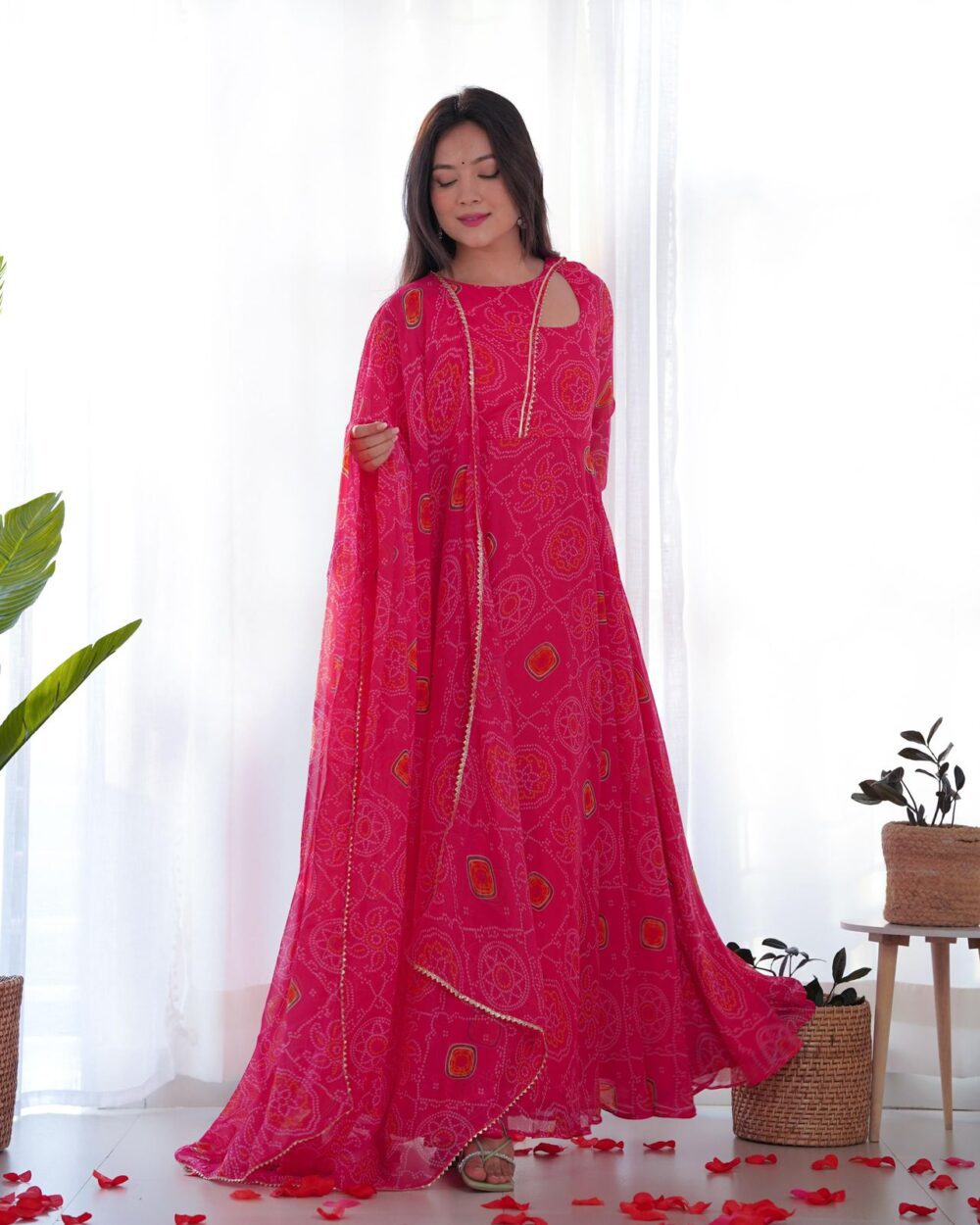 PINK ANARKALI -Stylistswear