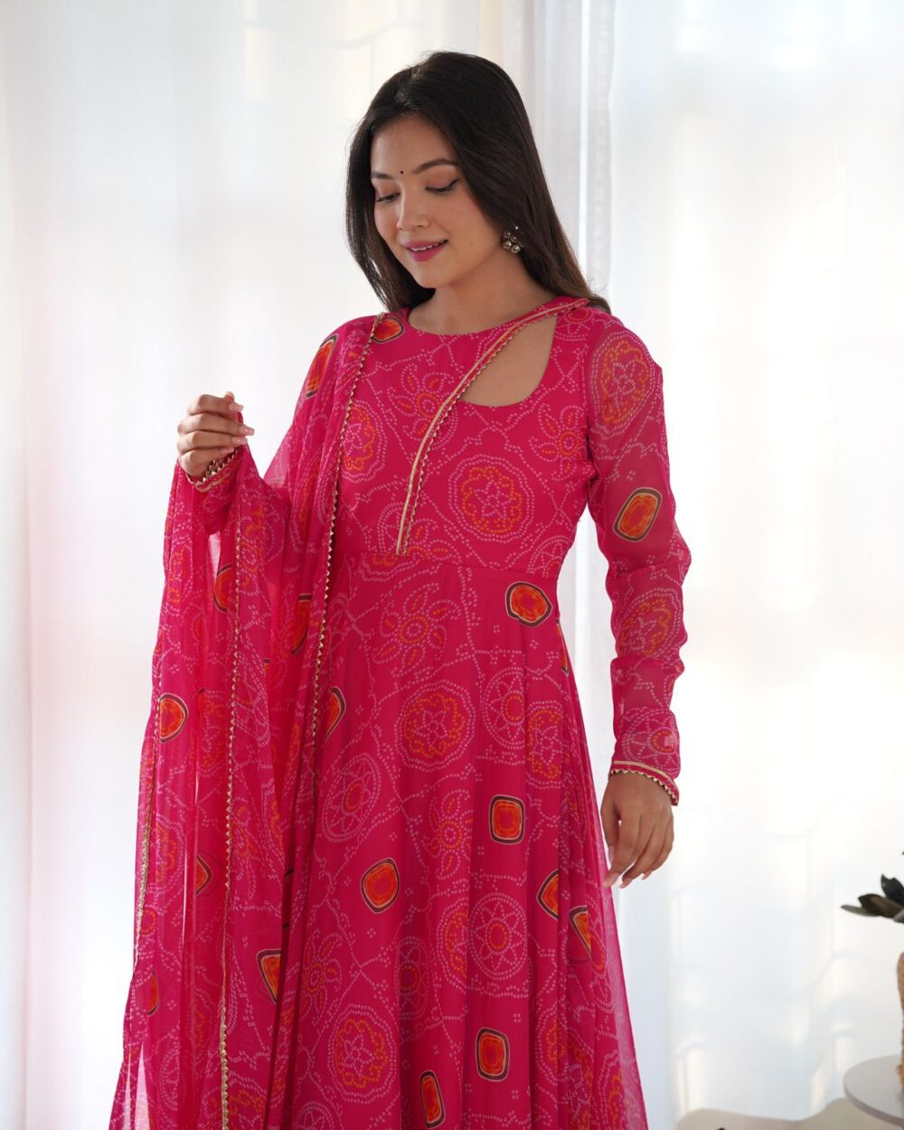 PINK ANARKALI -Stylistswear