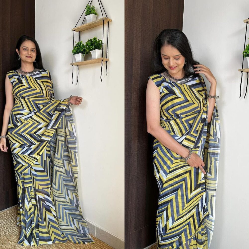 Saree Gown-Stylistswear